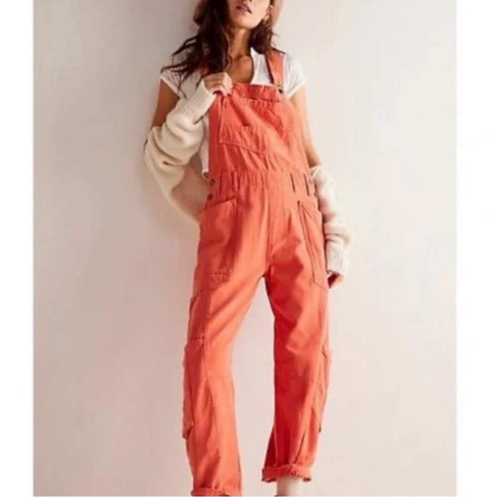 Never worn: Free People RAYNA CARPENTER OVERALLS